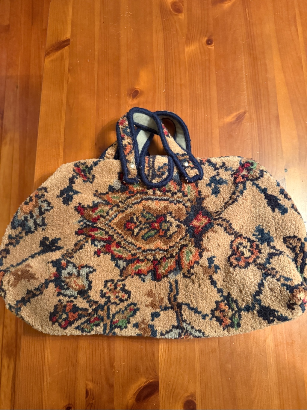 Vintage Floral Tapestry Bag Bag